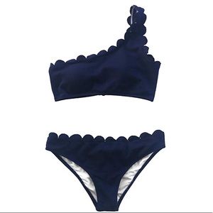 Cupshe One Shoulder Petal Bikini